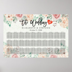 30+ Tables Aquarelle Florale Mariage Tableau de si