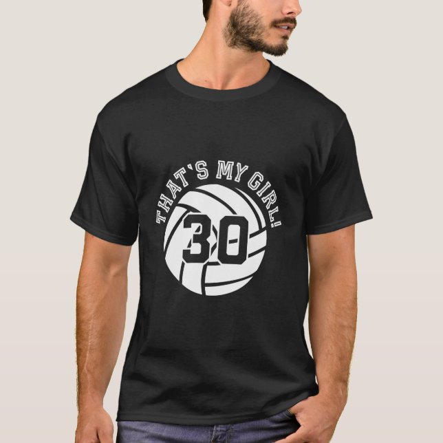 30 Volleyball Player That'S My Cheer Mom Dad Team  T-Shirt (Front)