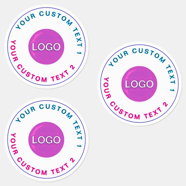 30 Waterproof Stickers (Stylish Business Logo) (Group)