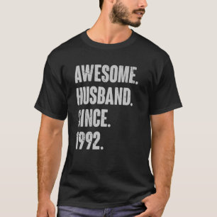 30 Wedding Anniversary For Him Awesome Husband S T-Shirt