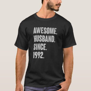 30 Wedding Anniversary For Him Awesome Husband Si T-Shirt