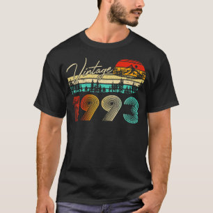 30 Year Old Boys Girls Vintage 1993 30th Birthday  T-Shirt