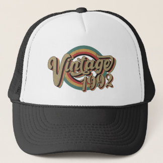 30 Year Old Gifts Vintage 1992 30th Birthday gift Trucker Hat