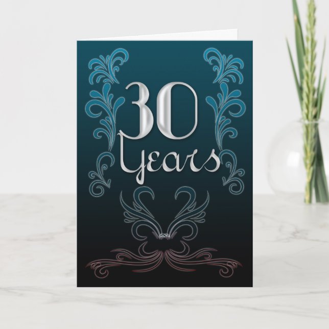 30 Years (anniversary) Card (Front)