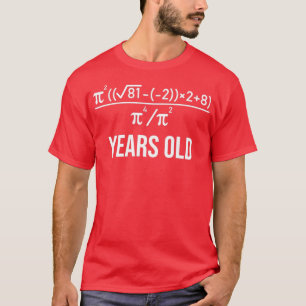 30 Years Old Algebra Equation Funny 30th Birthday  T-Shirt