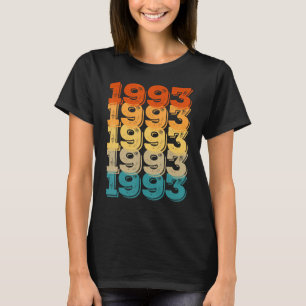 30 Years Old Dad Son Vintage Born In 1993 Year 30t T-Shirt