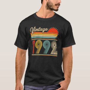 30 Years Old Gift Vintage Legends Born In 1992 T-Shirt