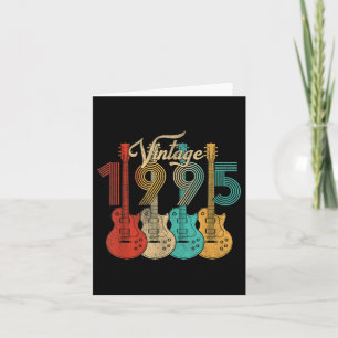 30 Years Old Gifts Vintage Born In 1995 30th Birth Card