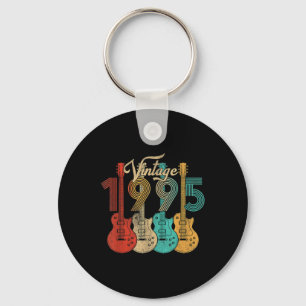 30 Years Old Gifts Vintage Born In 1995 30th Birth Keychain