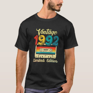 30 Years Old Vintage Best Of 1992 Cassette Tape 30 T-Shirt