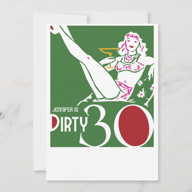 30e anniversaire - 30 Invitation sale (Devant)