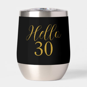 30e anniversaire Black Gold fête d'anniversaire