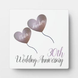 30e anniversaire de mariage perle cadeau Plaque