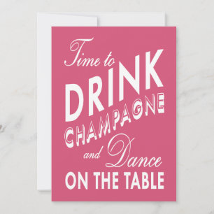 30e anniversaire Invitation Heure de boire du Cham