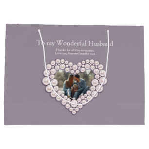 30e anniversaire mariage perle sac cadeau photo