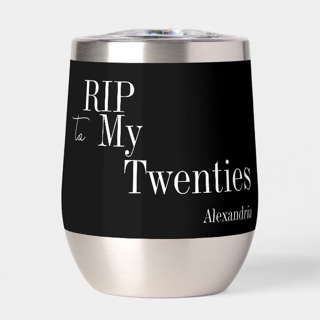 30e anniversaire RIP 20s Party Noir et Blanc (Avant)