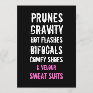 30ème Invitation d'anniversaire - dames et