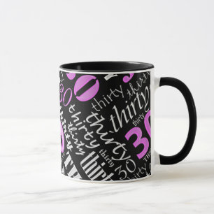 30ème Tasses de café d'anniversaire