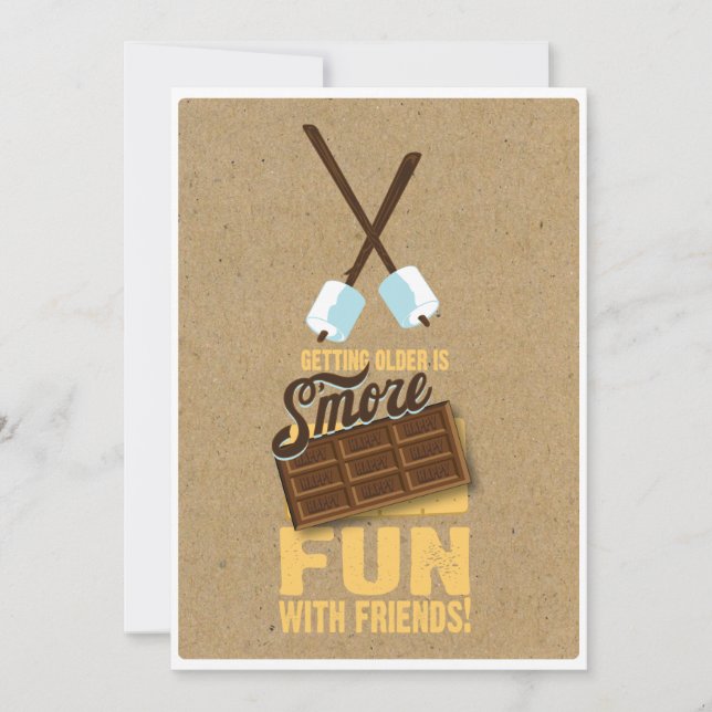 30èmes invitations de feu d'anniversaire de bonbon (Devant)