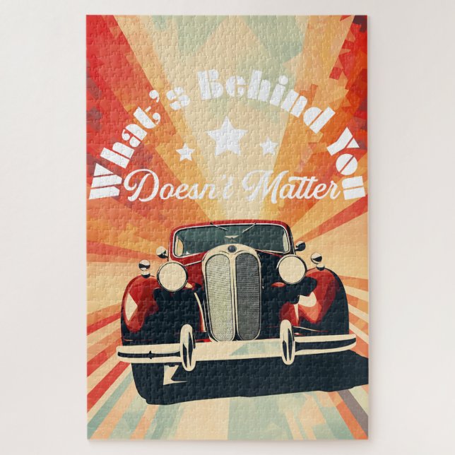 30s Car What's Behind You Doesn't Matter Jigsaw Puzzle (Vertical)