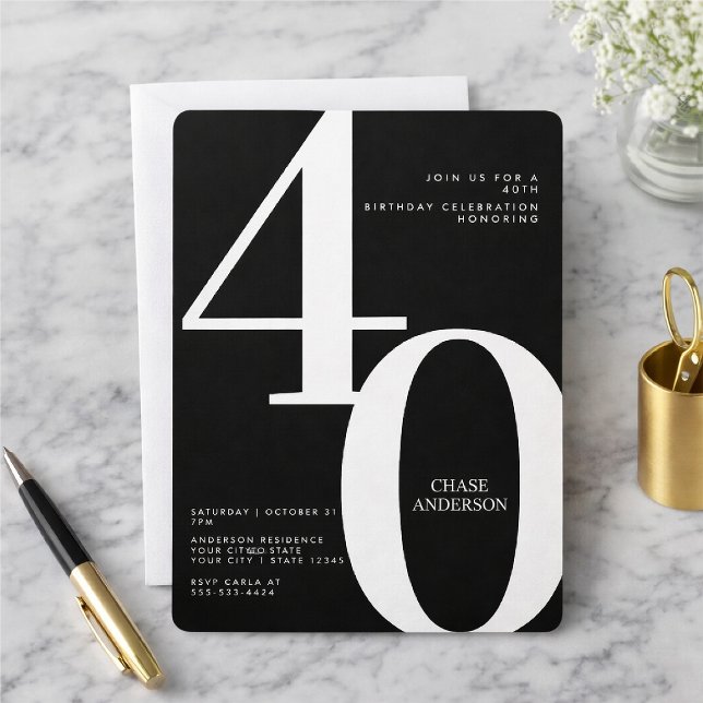 30th, 40th, 50th, 60th, Birthday Invitation (Creator Uploaded)
