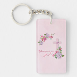 30th Anniversary of Religious Life Catholic Nun Keychain