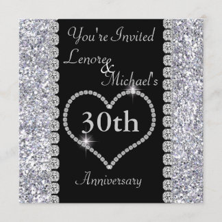 30th Anniversary Party Invitation