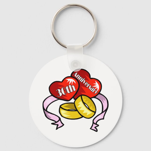 30th anniversary w keychain (Front)