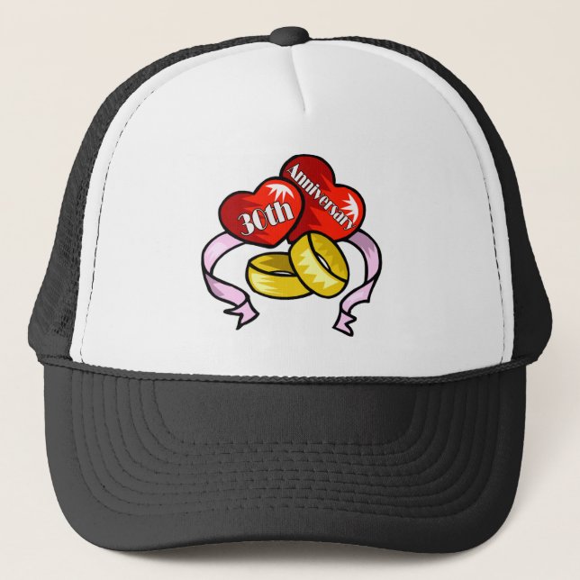 30th anniversary w trucker hat (Front)