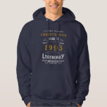 30th Birthday 1993 Add Name Legend Blue Gold Hoodie<br><div class="desc">Add your name Birthday hoodie. Easy to do with the template provided. A wonderful custom blue birthday top. More gifts and party supplies available with the "Legendary" design in the store.</div>