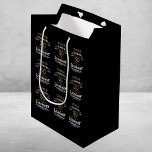 30th Birthday Black Gold Legendary Retro Medium Gift Bag<br><div class="desc">Vintage Black Gold Elegant gift bag - Personalized 30th Birthday Celebration bag. Celebrate your milestone 30th birthday with a touch of elegance, class, and sweetness! Our Vintage Black Gold gift bags are the perfect way to make your mark with personalized birthday favours. Every bag has a rich and luxurious black...</div>
