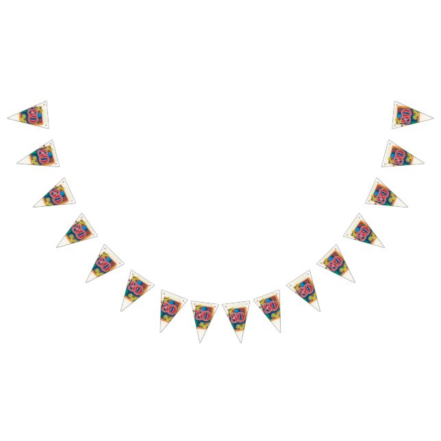 30th birthday bunting banner party (All)