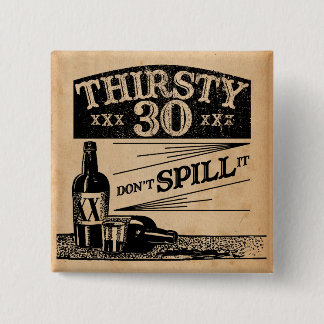 30th Birthday Button