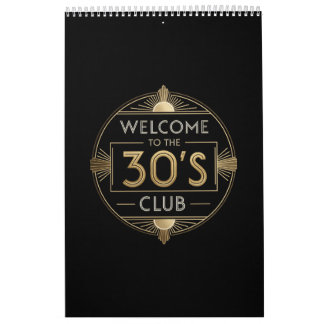 30th Birthday Calendar 