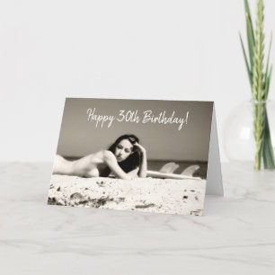 30th Birthday Card For Single Male