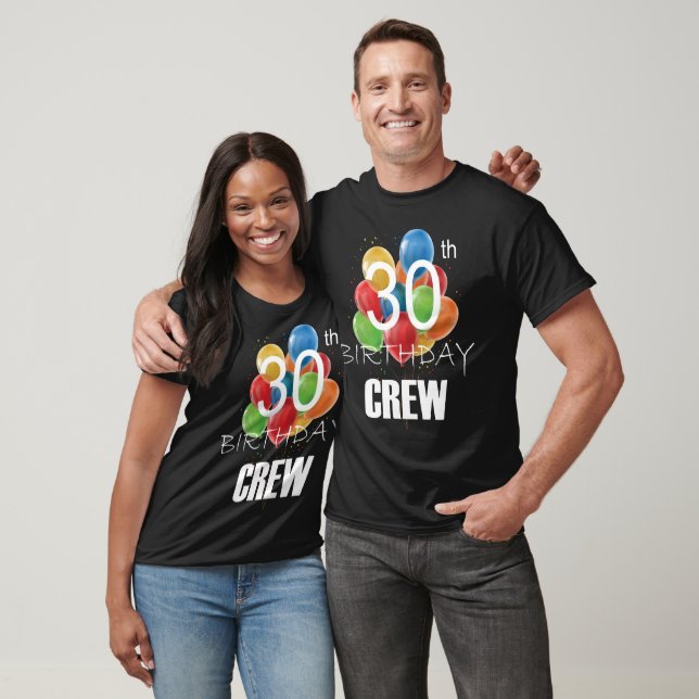 30th Birthday Crew 30 Party Crew Group Men T-Shirt (Unisex)