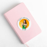 30th Birthday Decoration Personalized 21st with  Classic Round Sticker<br><div class="desc">30th Birthday Decoration Personalized 21st with Photo</div>