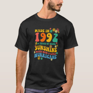 30th Birthday Decorations 60s 70s Tie Dye Groovy H T-Shirt