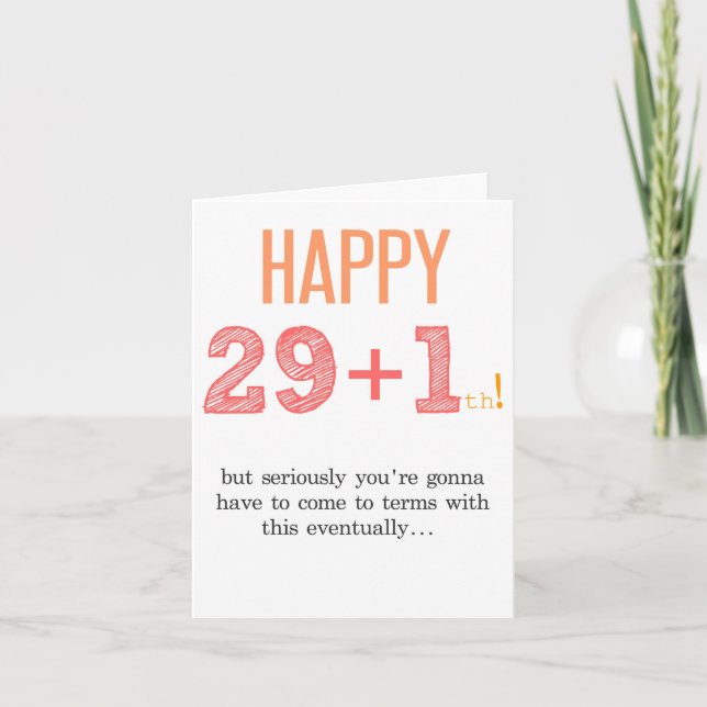 30th birthday dirty thirty card (Front)