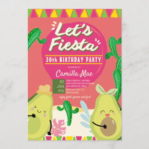 30th Birthday Fiesta Invitation