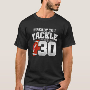 30th Birthday Football Birthday Party 30th Birthda T-Shirt