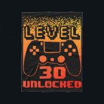 30th Birthday For Men Level 30 Unlocked Gamer 30 Y Fleece Blanket<br><div class="desc">30th Birthday For Men Level 30 Unlocked Gamer 30 Year Old</div>