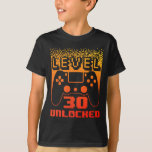 30th Birthday For Men Level 30 Unlocked Gamer 30 Y T-Shirt<br><div class="desc">30th Birthday For Men Level 30 Unlocked Gamer 30 Year Old</div>