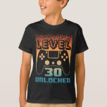 30th Birthday For Men Level 30 Unlocked Gamer 30 Y T-Shirt<br><div class="desc">30th Birthday For Men Level 30 Unlocked Gamer 30 Year Old 2</div>