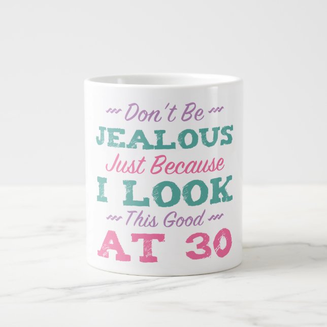 30th Birthday For Women Large Coffee Mug (Front)
