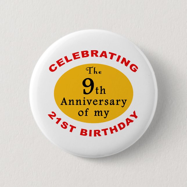 30th Birthday Gag Gifts 2 Inch Round Button (Front)