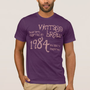 30th Birthday Gift 1984 Vintage Brew Bordeaux T-Shirt