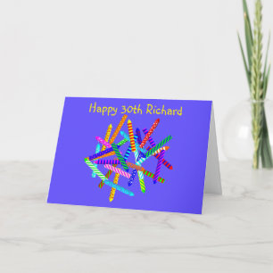 30th Birthday Gifts Card
