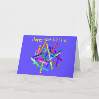 30th Birthday Gifts Card