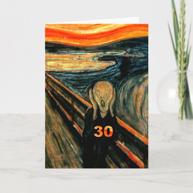 30th Birthday Gifts Card (Front)